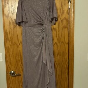 Shimmering Lavender Maxi Dress